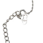Dior CD Logo Chain Pendant Silver Metal Rhinestone — view 5