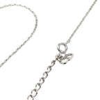 Dior CD Logo Chain Pendant Silver Metal Rhinestone — view 4