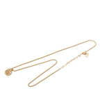 Dior CD Logo Chain Teardrop Pendant Gold Plated — view 3