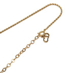 Dior CD Logo Chain Teardrop Pendant Gold Plated — view 4