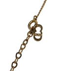 Dior CD Logo Chain Pendant Gold Plated — view 4