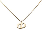 Dior CD Logo Chain Pendant Gold Plated — view 2