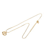 Dior CD Logo Chain Pendant Gold Plated — view 3
