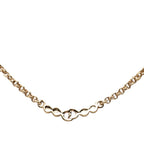 Dior CD Logo Chain Pendant Gold Plated Rhinestone — view 2