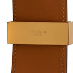 Hermes Collier de Chien Bracelet Purple Gold Leather Plated — view 4