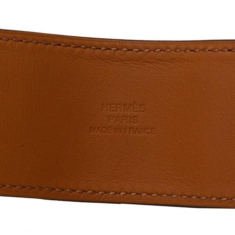 Hermes Collier de Chien Bracelet Purple Gold Leather Plated — view 5