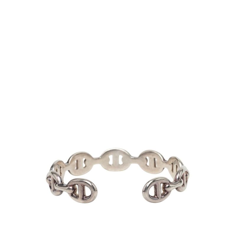 Hermes Chaine D'ancre ST Bangle Silver Bracelet — view 3