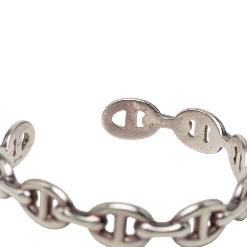 Hermes Chaine D'ancre ST Bangle Silver Bracelet — view 4