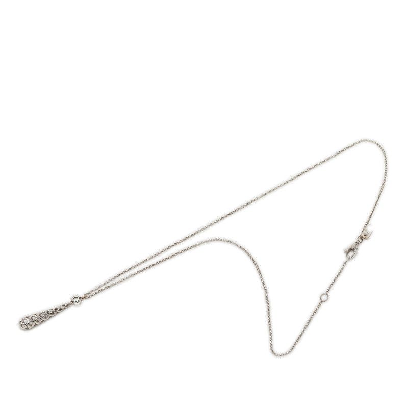 Gucci Diamantissima Drop Necklace 18k White Gold — view 3