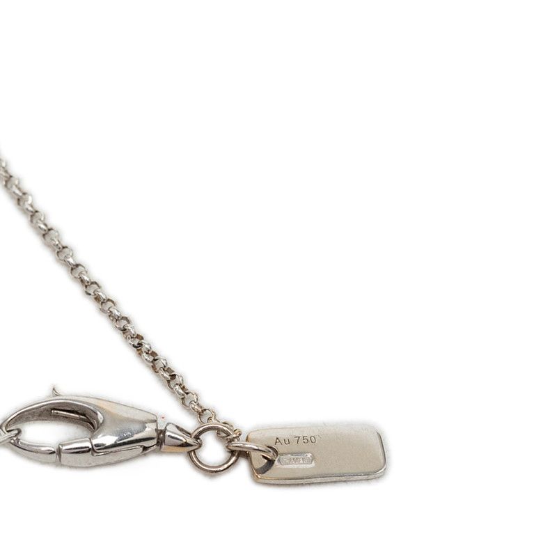Gucci Diamantissima Drop Necklace 18k White Gold — view 4