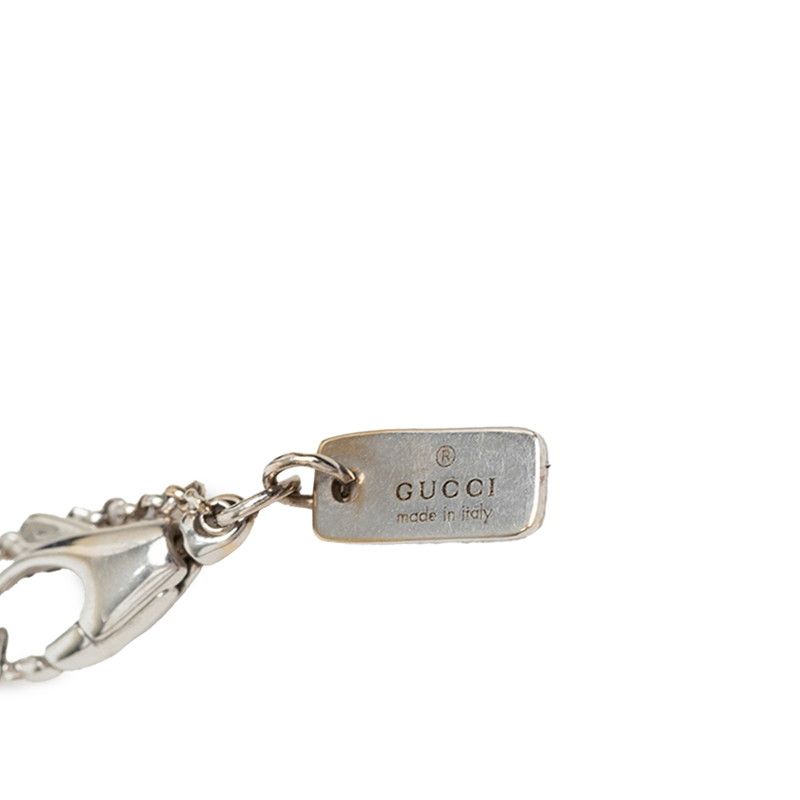 Gucci Diamantissima Drop Necklace 18k White Gold — view 5