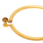 Chanel CC Logo Vintage Earrings Gold Plated — view 5