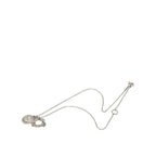 Hermes Cordage Rope Necklace Silver Metal — view 3