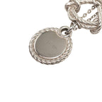 Hermes Cordage Rope Necklace Silver Metal — view 5