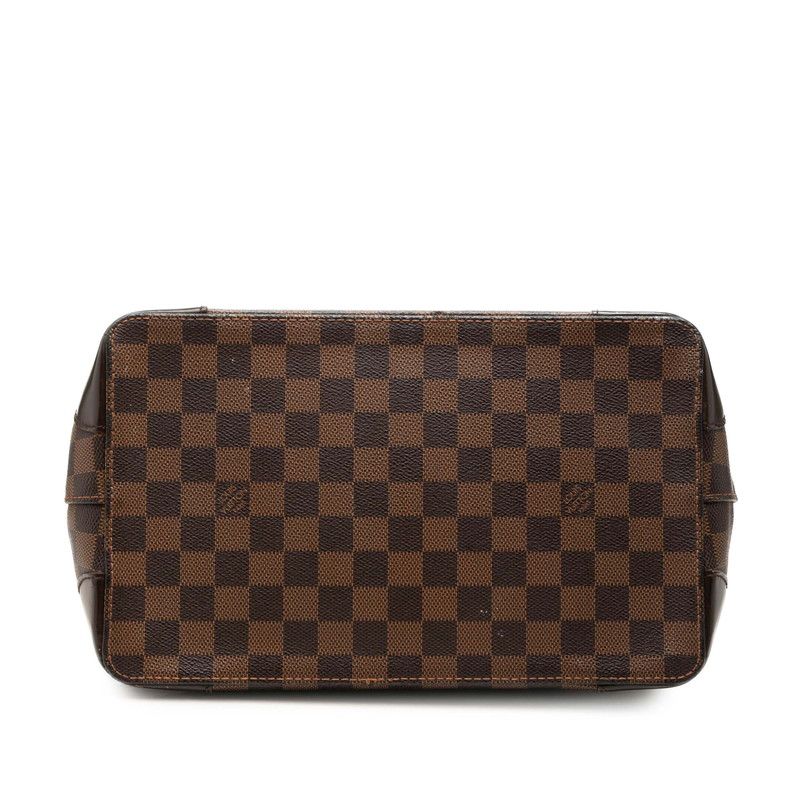 Louis Vuitton Damier Hampstead PM Tote Bag Brown Leather — view 3