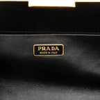 Prada Crossbody Shoulder Bag Black Saffiano Leather — view 5