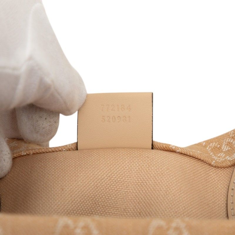 Gucci GG Canvas Tote Shoulder Bag Pink — view 5