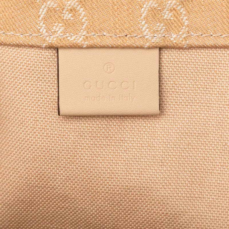 Gucci GG Canvas Tote Shoulder Bag Pink — view 6