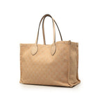 Gucci GG Canvas Tote Shoulder Bag Pink — view 2