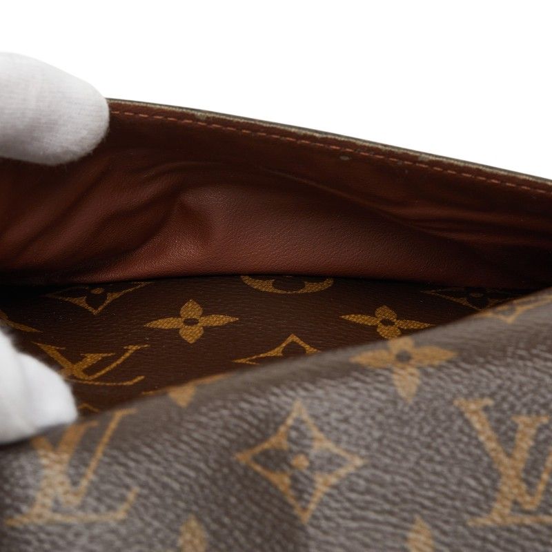 Louis Vuitton Monogram Portefeuille Sarah Wallet Brown Leather — view 7