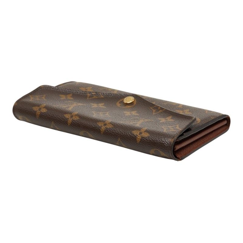 Louis Vuitton Monogram Portefeuille Sarah Wallet Brown Leather — view 5