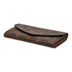 Louis Vuitton Monogram Portefeuille Sarah Wallet Brown Leather — view 4