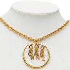 Chanel Logo Necklace Gold Plated — view 6