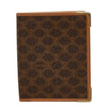 Celine Macadam Bifold Wallet Brown Leather