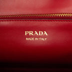 Prada 2-Way Shoulder Bag Red Leather — view 5
