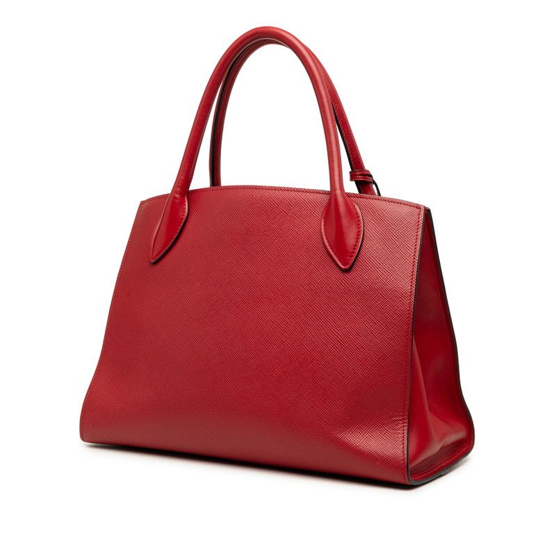 Prada 2-Way Shoulder Bag Red Leather — view 2