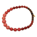 Saint Laurent San Rolan Sphere Abbey's Necklace Red Pink Plastic Plated — view 2