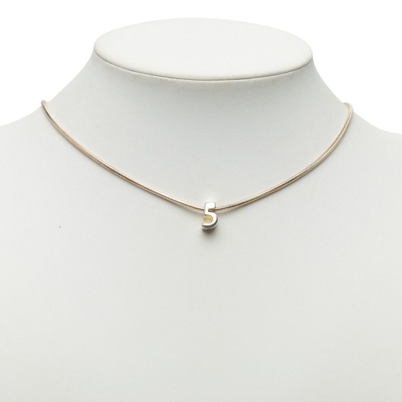 Chanel Necklace Silver — view 8