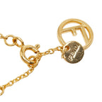 Fendi Chain Pendant Gold Plated Rhinestone — view 5