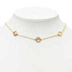 Fendi Chain Pendant Gold Plated Rhinestone — view 7
