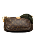 Louis Vuitton Roi Monogram Multy Pochette Soir Shoulder Bag 2-Way Brown