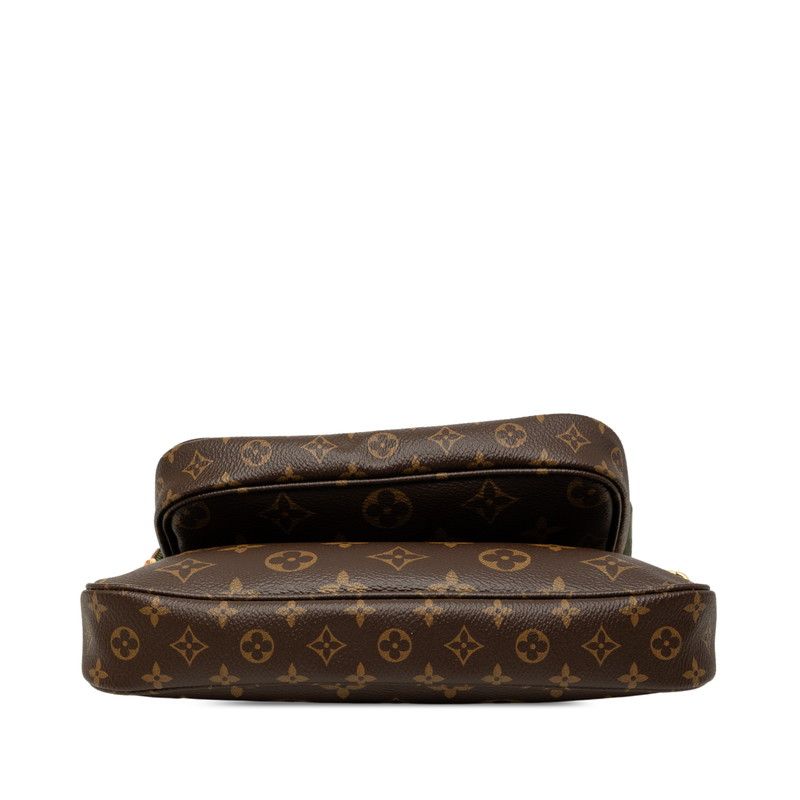 Louis Vuitton Roi Monogram Multy Pochette Soir Shoulder Bag 2-Way Brown — view 3