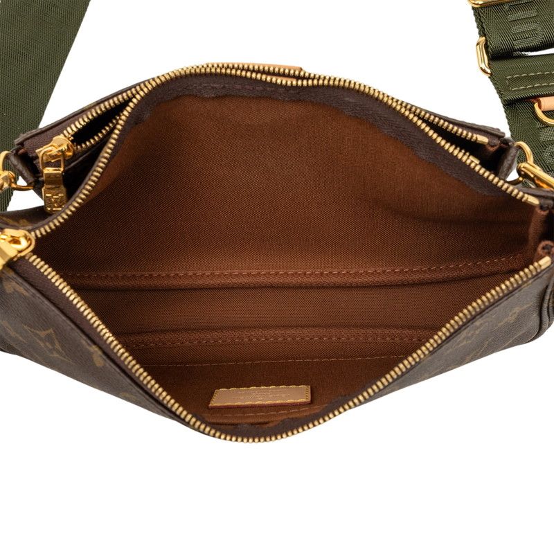 Louis Vuitton Roi Monogram Multy Pochette Soir Shoulder Bag 2-Way Brown — view 4