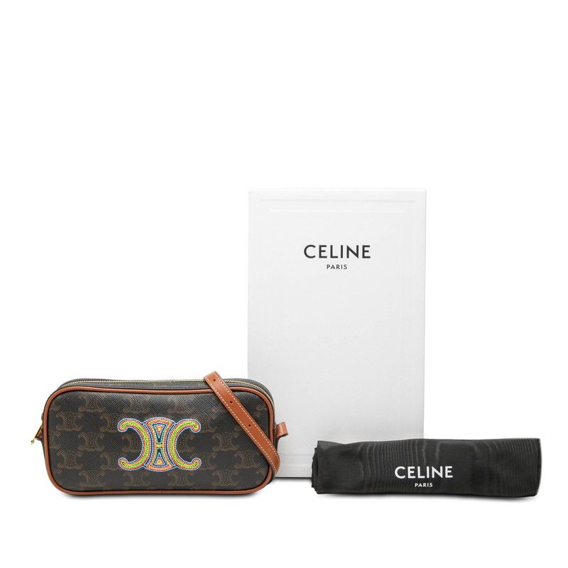 Celine Leather Shoulder Bag — view 7