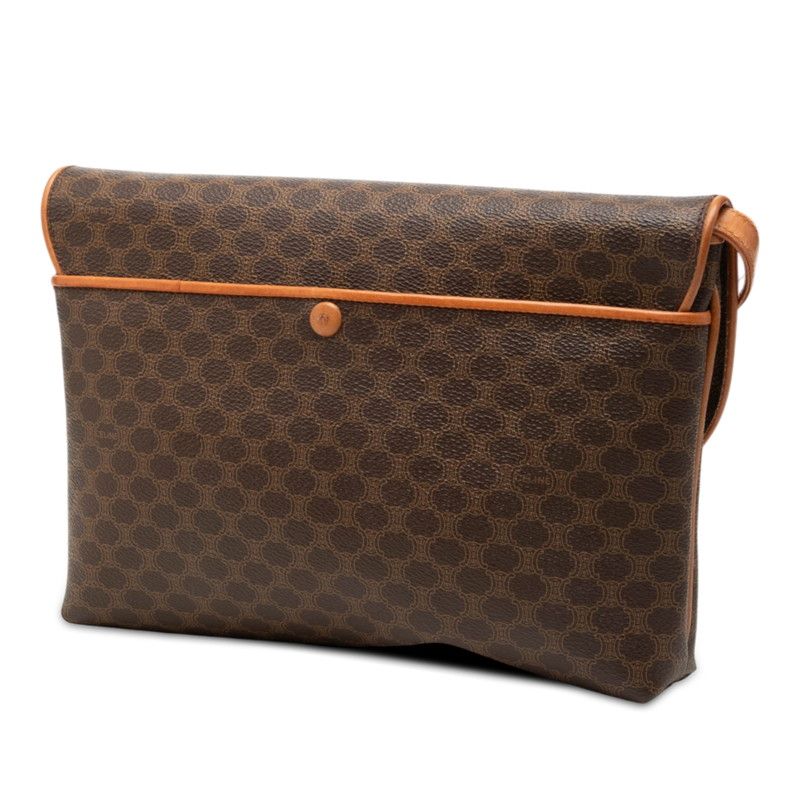 Celine Clutch 2-Way Brown Leather — view 2
