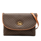 Celine Clutch 2-Way Brown Leather