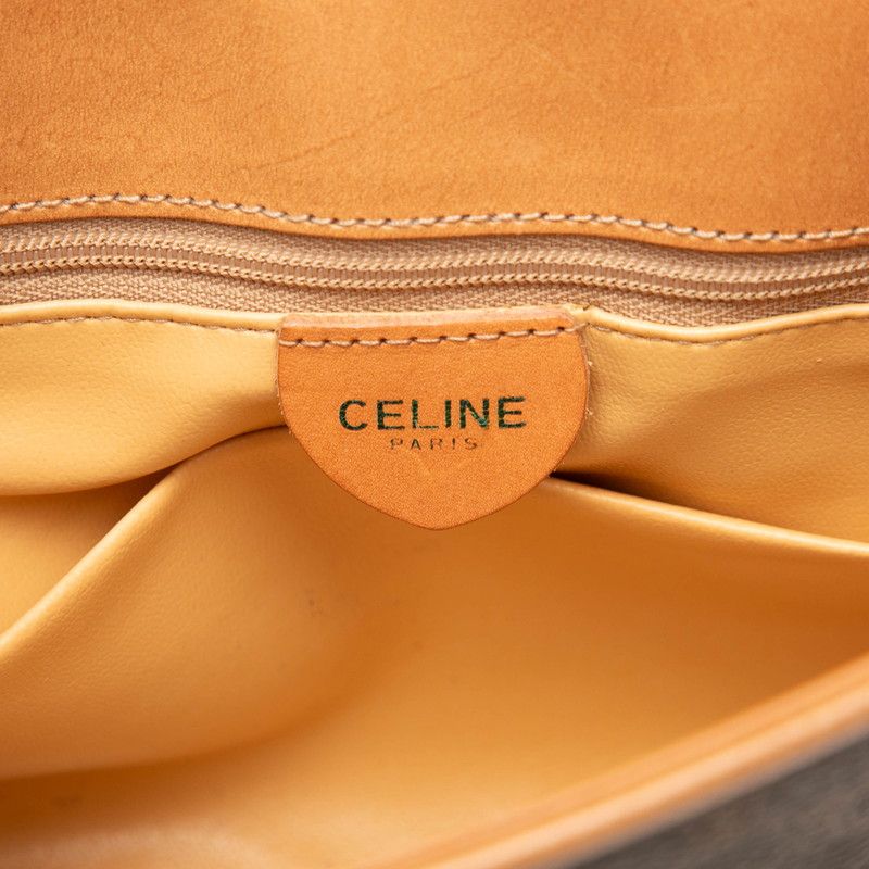 Celine Clutch 2-Way Brown Leather — view 5