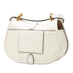 Fendi Camon Nano Crossbody Shoulder Bag White Leather — view 2
