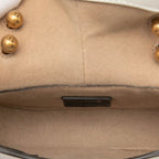 Fendi Camon Nano Crossbody Shoulder Bag White Leather — view 4