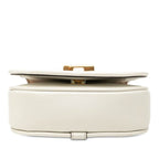 Fendi Camon Nano Crossbody Shoulder Bag White Leather — view 3