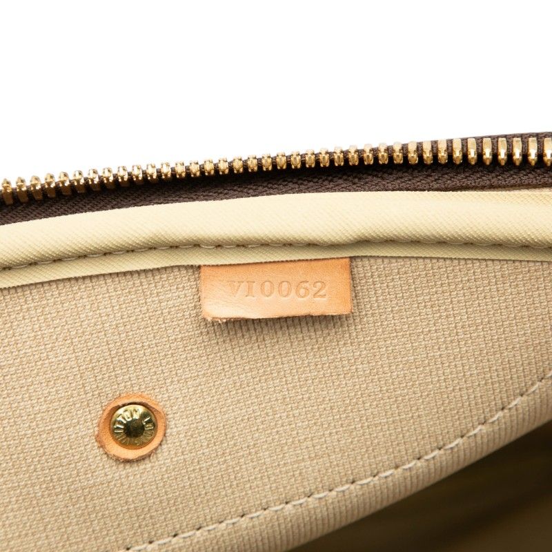 Louis Vuitton Roi Monogram Alysee Trois Posh Boston Bag 2-Way Brown — view 7