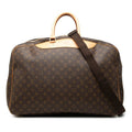 Louis Vuitton Roi Monogram Alysee Trois Posh Boston Bag 2-Way Brown