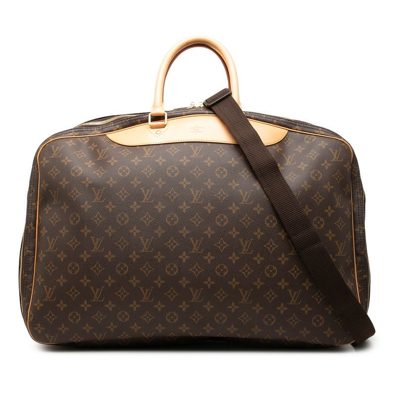Louis Vuitton Roi Monogram Alysee Trois Posh Boston Bag 2-Way Brown