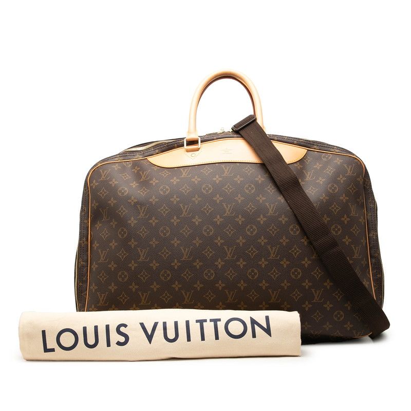 Louis Vuitton Roi Monogram Alysee Trois Posh Boston Bag 2-Way Brown — view 8