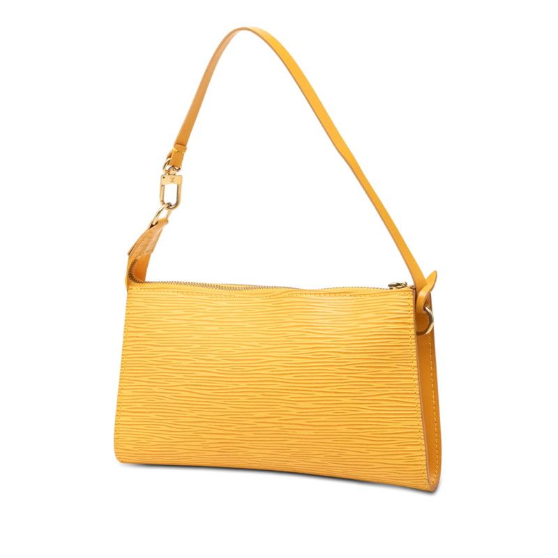 Louis Vuitton Epi Pochette Soir Pouch Handbag Tassiriyellow Leather — view 2