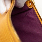 Louis Vuitton Epi Pochette Soir Pouch Handbag Tassiriyellow Leather — view 6